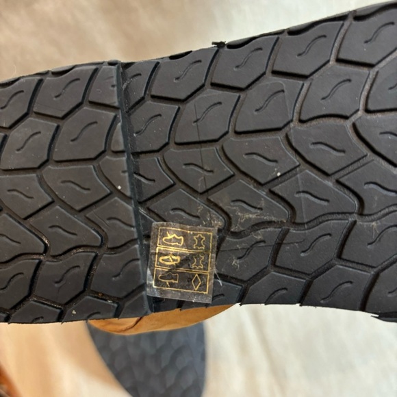 SOLILLAS Sz 41 Leather Avarca Menorca Slip On Slides Flats Tan Peep Toe Sandals - Picture 12 of 12